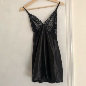 NWT Black Lingerie Slip